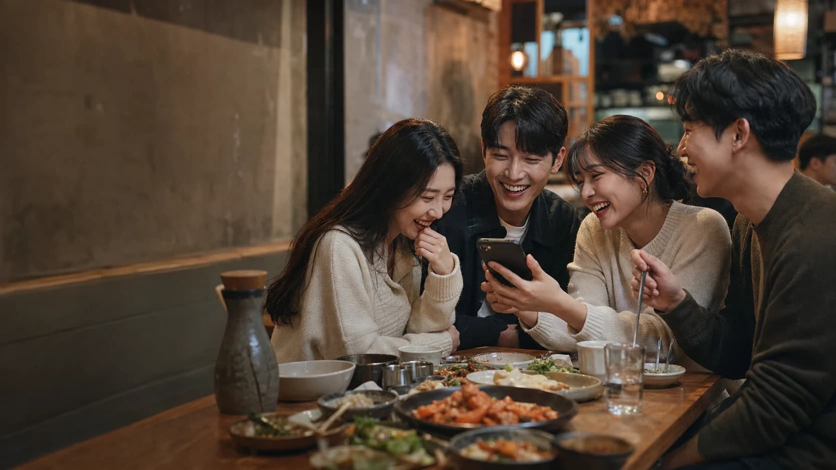 동네 가게에서 취향을 나누는 찍고 사용자들
